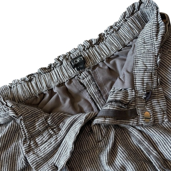 PREPPY 90s LOFT NAVY & WHITE STRIPED WAIST TIE GIRLY SKIRT, WOMENS SIZE 4 - Picture 4 of 7